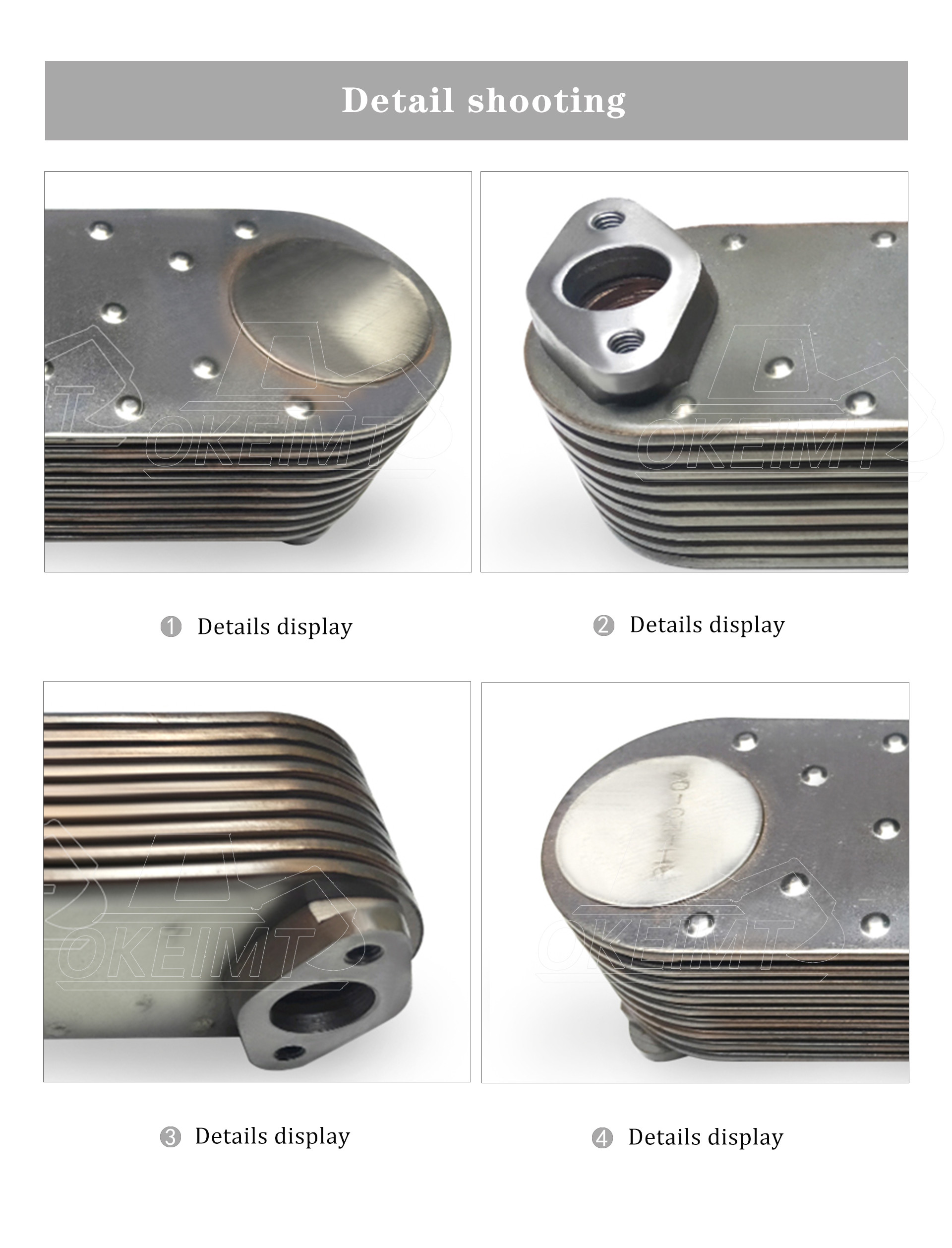 Oil Cooler Core For Liebherr Engine Engine Oil Cooler 9269092 9269091 9271046 10121763 10325002 5700088