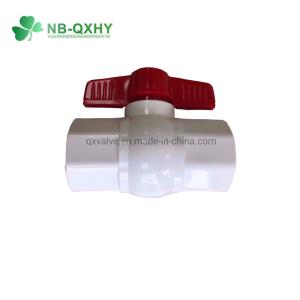 Wholesale Sanitary Industry Thread PVC White Octagonal Compact Ball Valve Nominal Pressure Pn25 from china suppliers