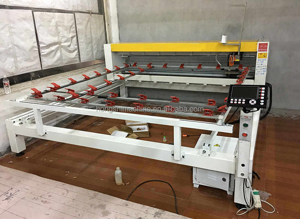 Continuous Type Single Head Quilting Leather Embroidery Machine Fiber Cotton Quilt Cover Core Making Machine