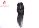 Virgin Hair 2*6 Middle Part Lace Closure , Kim K Straight Lace Closure