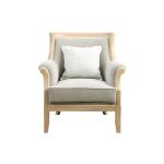 Oak wood fabric sofa for Hotel restaurant lobby Dining room use from high