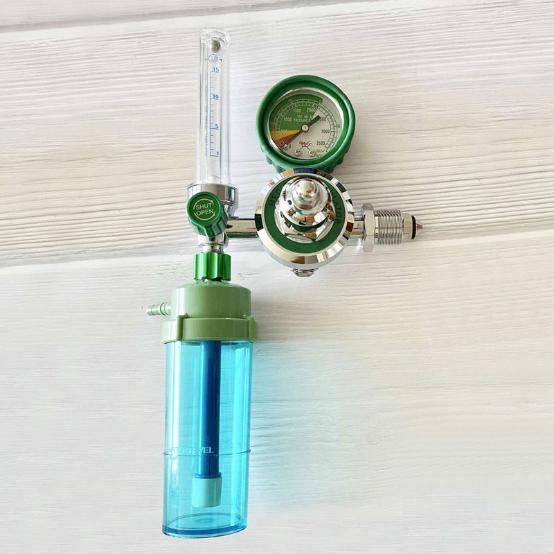 Medical Oxigen Flow Meter Regulator Flow Meter Oxygen Inhalator Breathing In Hospital