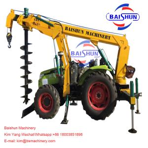 Wholesale Multi Functional Telegraph Pole Erection Machine For Sub Contractor 100-2000MM from china suppliers