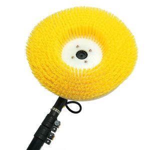 Window Solar Panel Cleaning Brush Photovoltaic Solar Cleaner Wiper Scourer