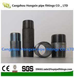 Wholesale ANSI B 16.9 Galvanized carbon steel pipe fittings BSP NPT Thread pipe nipple from china suppliers