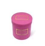 Customized Printing Handling Stamping Luxury Soft Velvet Flower Box for