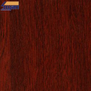 Wholesale Cherry Wood Grain PVC Decorative Foil 0.12mm For Ceiling And Doors from china suppliers