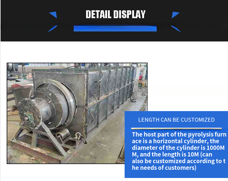 Stainless Steel Biochar Charcoal Retort Kiln Machines for Coal Heating and Pyrolysis