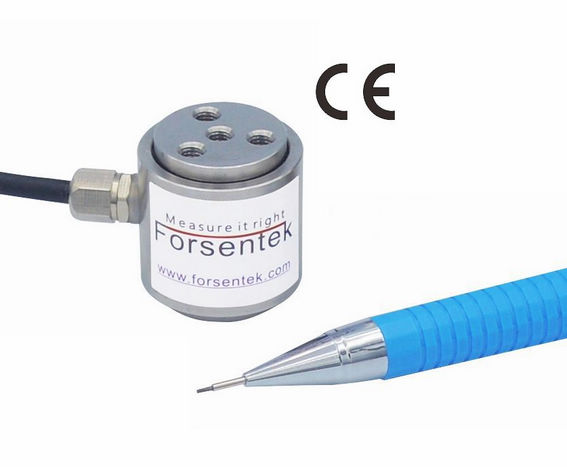 flange to flange compression force transducer 50N 100N 200N 500N 1kN 2kN