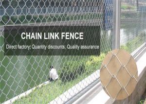 Wholesale Galvanized Wire Diameter 3mm Chain Link Fence Fabric Holes Opening 50mmx50mm from china suppliers