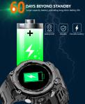 Outdoor Q998K Waterproof Blood Pressure Band Watch IP68 Waterproof 600Mah