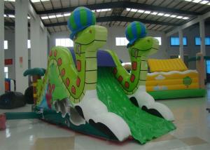 Wholesale Mini Snake Style Commercial Inflatable Water Slides 0.55mm Pvc Tarpaulin Safe Nontoxic from china suppliers
