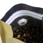 side gusset kraft paper flat bottom tea pouch 1kg coffee packaging zipper bag