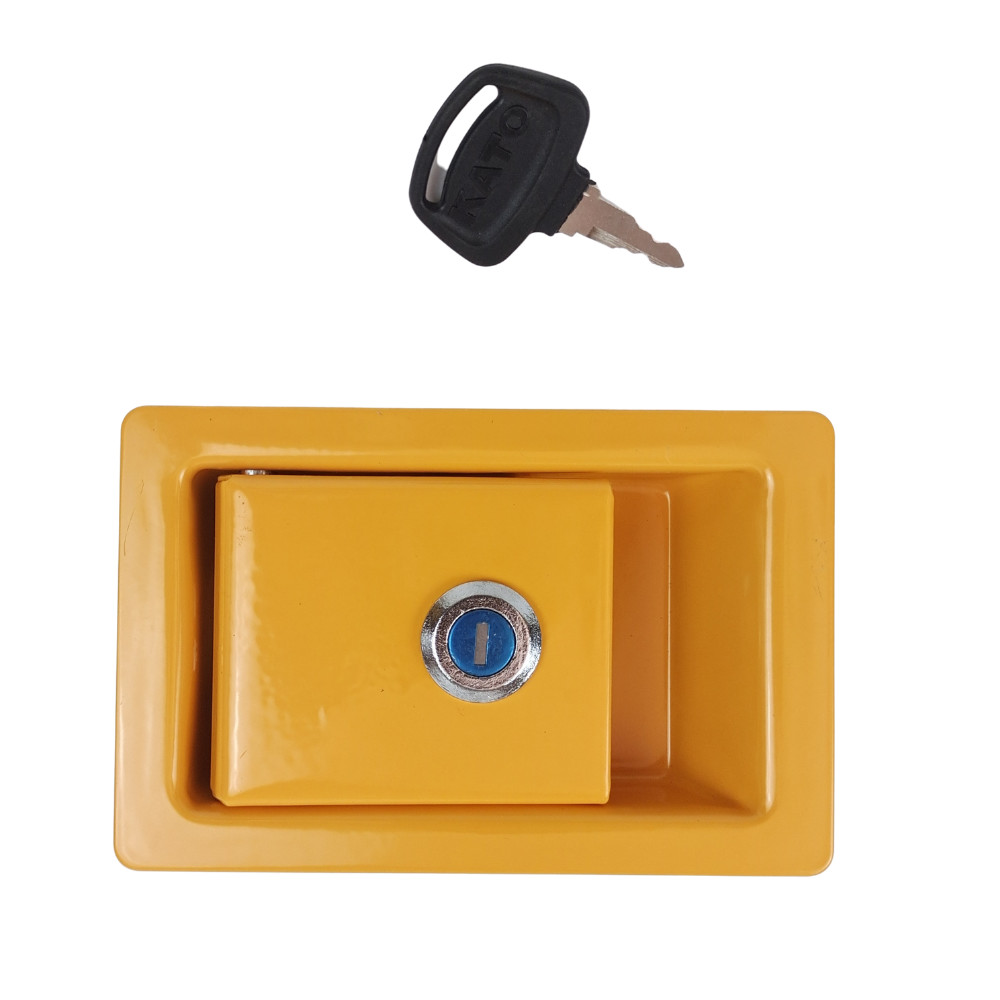 Excavator Hydraulic Pump Side Door Latch 11*17CM Side Cover Lock For KATO KOMATSU KOBLCO