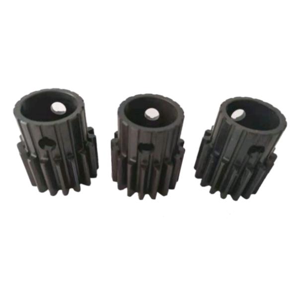 Small Sandblasting Steel Casting Components Helical Gear For Paper Shredder