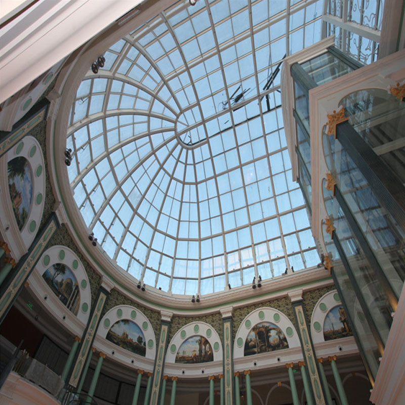 Stable Aesthetic Large Round Dome Skylight Bending Warehouse