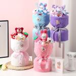 Dolls Plush Cartoon Children's Day Gift Adorable Bouquet Finished Product June