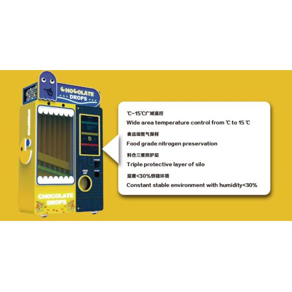 Chocolate Sugar Beans Automatic Candy Dispenser Vending Machine