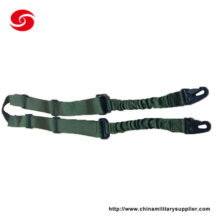 Tactical Hunting Two Point Adjustable Leather Rifle Gun Sling Army Shotgun Carrier