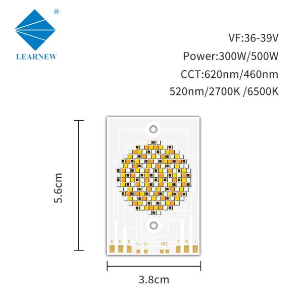 300W 36-39V Led 3856 Chip Led Diode Five Color Cob Led Chips Support OEM/ODM