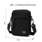 Men's single shoulder crossbody bag waterproof storage