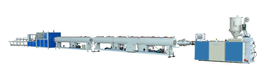 PVC Electric Conduit Pipe Extrusion Line with SJSZ 55/120 Twin Conical Screw Extruder