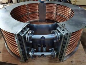Wholesale Customized Stainless Steel Generator Upper Guide Bearing Oil Cooler from china suppliers