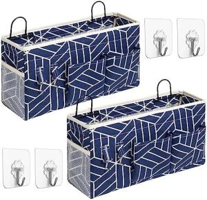 Wholesale 2PCS LARGE WALL HANGING STORAGE BAG, DOOR CLOSET LINEN FABRIC POCKETS ORGANIZER, WATERPROOF FOR LIVING ROOM BEDROOM from china suppliers