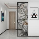 Laser Cutting Decorative Metal Panels Metal Room Divider For Hotel Restaurant