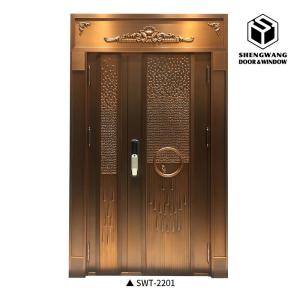 Wholesale Corrosion Resistance Powder Coated Aluminium Outdoor Gates Aluminum Steel Garden Gates from china suppliers