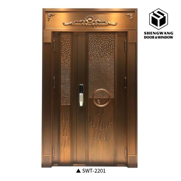 Corrosion Resistance Powder Coated Aluminium Outdoor Gates Aluminum Steel Garden