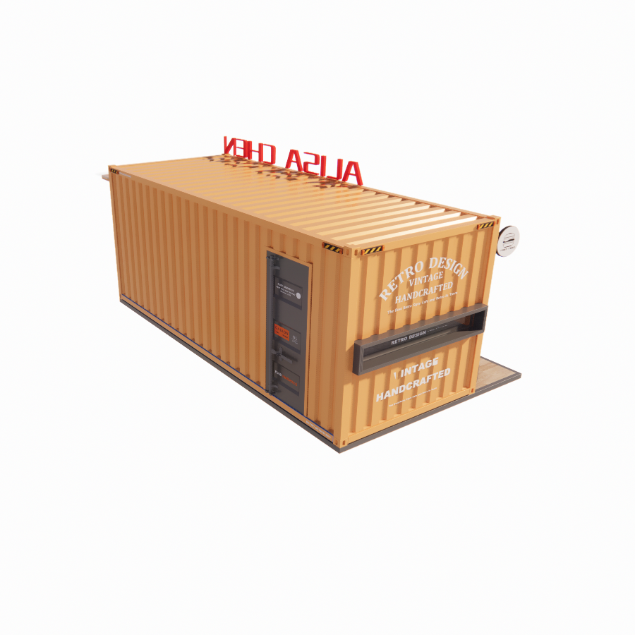 Popular Folding Cafe Container Restaurant with Steel Frame and Galvanized Main Structure