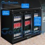 Digital Thermostat Beer Bottle Fridge Chiller , Glass Door Small Beer Fridge