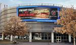 Energy Saving 7000nits P10 Large Outdoor LED Screen 1mx1m Aluminum Cabinet