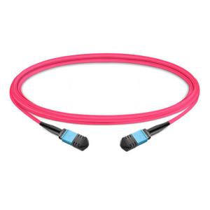 Wholesale 12 Fibers Female to Female MPO Trunk Cable Multimode OM4 50/125 2m (7ft) from china suppliers