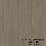 0.15-0.55mm Thickness Engineered Wood Veneer X263 Quarter Cut Fine Line Grain