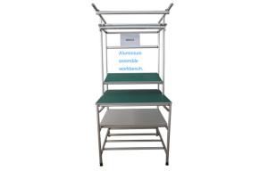 Wholesale Small Aluminium Alloy Lightweight Pipe Workbench With ESD Green Mat from china suppliers
