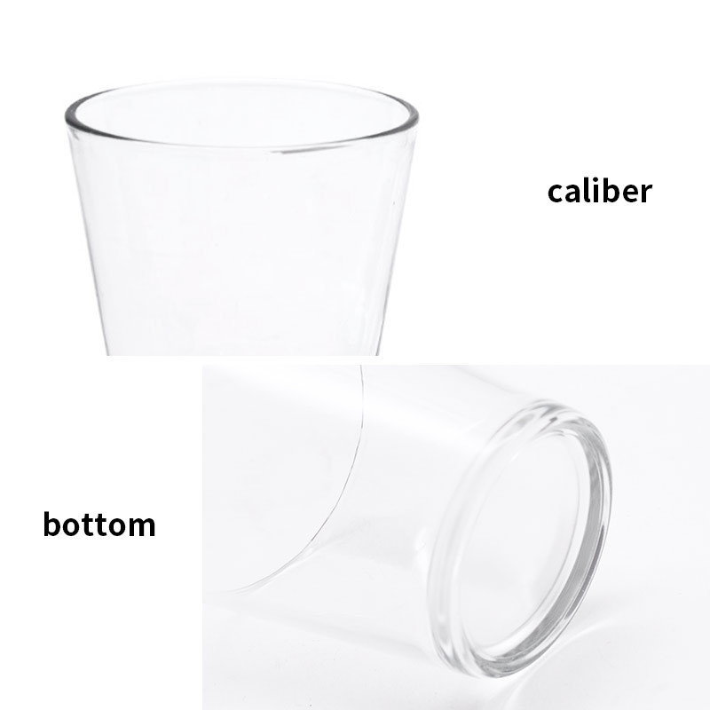Screen Printing Round 80ml 95ml Glass Candle Cup