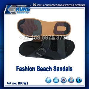Wholesale Durable Mens Comfortable Stylish Shoes PU Slippers Anti Abrasion from china suppliers