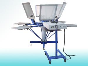 Wholesale 6 color 6 station t shirt manual silk screen from china suppliers
