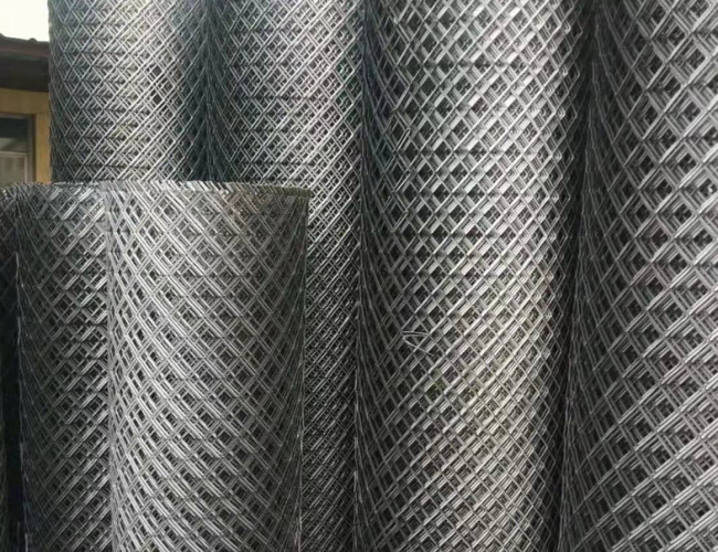 Aluminum Expanded Metal Mesh Sheet Screen Flat Heavy Duty