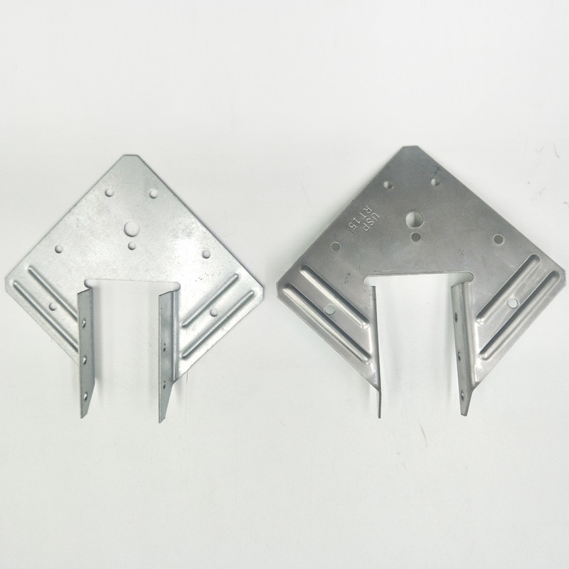 Hot Dip Strong Galvanized Joist Hangers Rafter Tie Brackets For Roofing Trusses Wood Timber Seismic Bracket Hurricane Clips