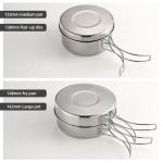 Stainless Steel Material Outdoor Cookware Set For Camping