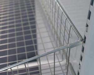 Wholesale 300kg Capacity Supermarket Display Racks With Wire Basket , Store Display Stand from china suppliers