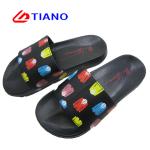 Outdoor Black Lightweight EVA Material Slippers