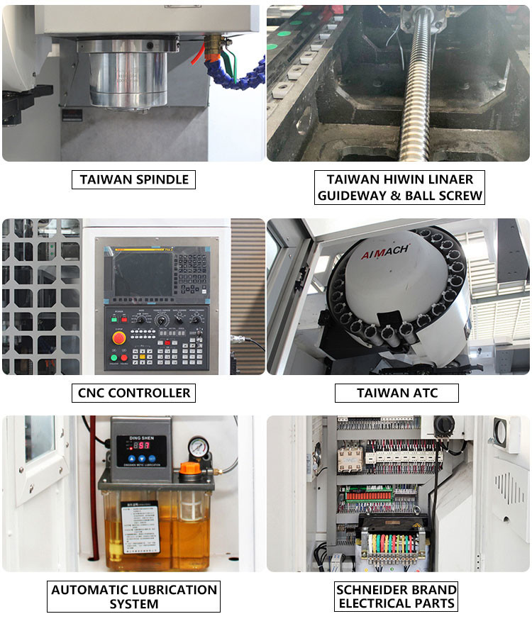 High Speed 3/4/5 Axis Vmc1160 Metal Cnc Milling Machining Center