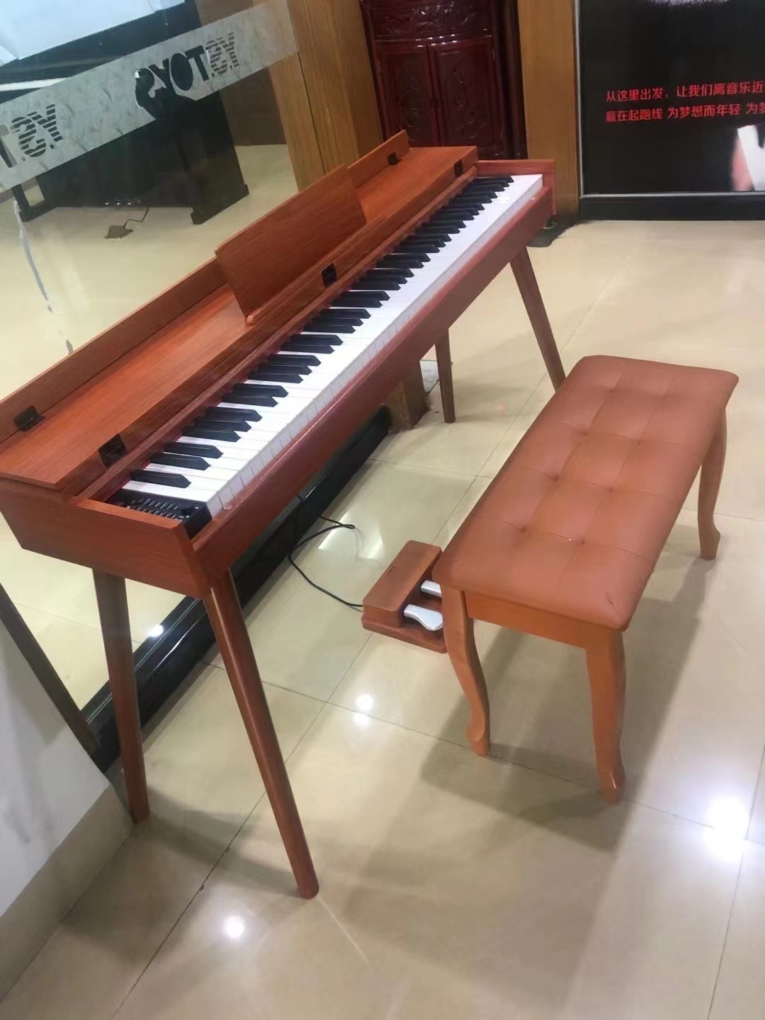 The hot sale digital piano china manufacturer black and white wooden shell 88 keys keyboard electronic piano