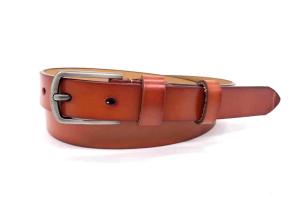 Wholesale 130cm Cow Hide Leather Belt For Women With Alloy Pin Buckle from china suppliers