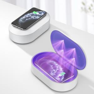 Wholesale Ultraviolet Radiation Cell Phone Uv Sanitizer Portable With 15W Wireless Charger from china suppliers