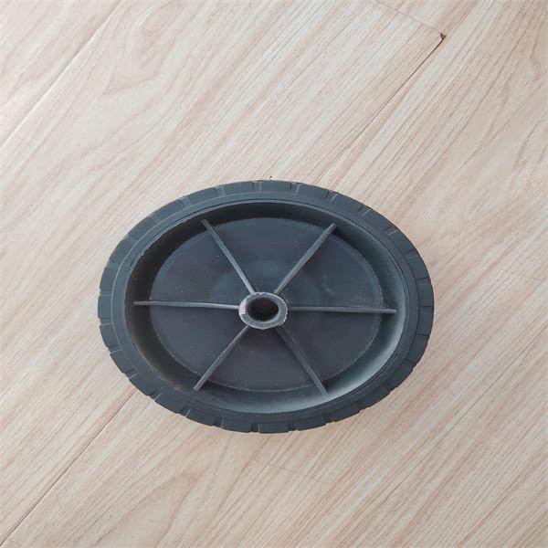 Trolley Cart 6 Inch Solid Rubber Wheels Portable Camping Lawn Mower Plastic